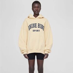 Anine Bing Harvey Sweatshirt in Yellow size Large
